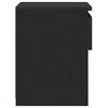 vidaXL Bedside Cabinets 2 pcs Black 40x30x39 cm Engineered Wood