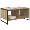 vidaXL Coffee Table Artisian Oak 80 x 50 x 40 cm Engineered Wood