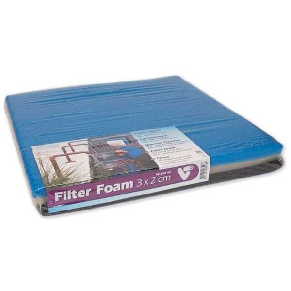 Velda (VT) Pond Filter Foam Set 50x50x2 cm White. Black and Blue
