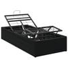 vidaXL Electric Adjustable Bed Frame Black 200 x 90 x 33.5 cm Steel