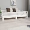 vidaXL Pull-out Day Bed without Mattress White 2x(80x200) cm