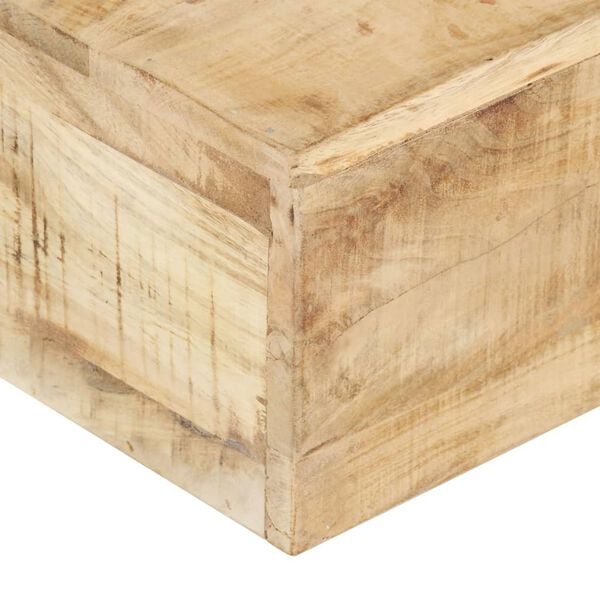 vidaXL Coffee Table 80x80x28 cm Solid Mango Wood