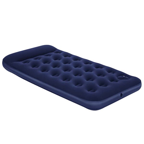 Bestway Inflatable Flocked Airbed with Built-in Foot Pump 188 x 99 x 28 cm