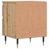 vidaXL Bedside Cabinet Artisan Oak 40x35x50 cm Engineered Wood