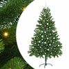 vidaXL Christmas Tree with 300 LEDs with Stand Green 210 cm PE