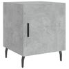 vidaXL Bedside Cabinets 2 pcs Concrete Grey 40x40x50 cm Engineered Wood