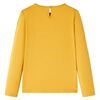 Kids' T-shirt with Long Sleeves Ochre 128