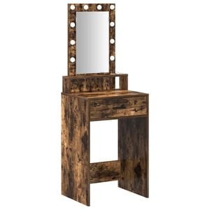 vidaXL Dressing Table Brown 50 x 41 x 140 cm Engineered Wood