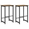 vidaXL Bar Stool 2 pcs Artisan Oak 40 x 32 x 74 cm Engineered Wood