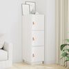 vidaXL Highboard White 34x40x108.5 cm Solid Wood Pine