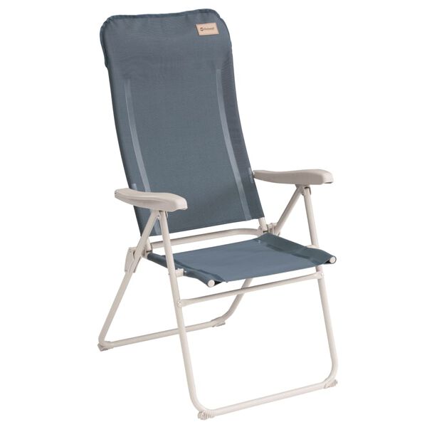 Outwell Reclining Camping Chair Cromer Ocean Blue