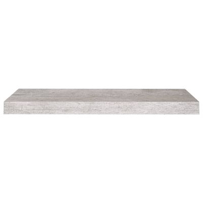 vidaXL Floating Wall Shelf Concrete Grey 60x23.5x3.8 cm MDF