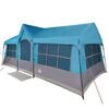 vidaXL Family Tent with Roof Blue and Grey 622 x 295 x 238 cm