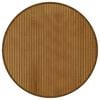 vidaXL Rug Round Brown60 cm Bamboo