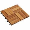 vidaXL Decking Tile 20 pcs Brown 30 x 30 cm Acacia Hardwood
