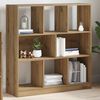 vidaXL Book Cabinet Artisan Oak 97.5x29.5x100 cm Engineered Wood