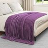 vidaXL Throw Blankets 6 pcs Purple 200 x 150 cm Fleece