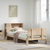 vidaXL Bookcase Bed without Mattress 75x190cm Small Single Solid Wood Pine