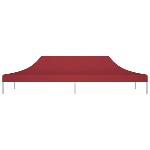 vidaXL Party Tent Roof 6x3 m Burgundy 270 g/m²