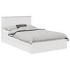 vidaXL Storage Bed with Headboard White 120 x 200 cm Engineered Wood