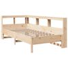 vidaXL Bookcase Bed without Mattress 75x190 cm Solid Wood Pine
