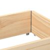 vidaXL Pallet Collar 150x50 cm Solid Wood Pine