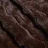vidaXL Faux Rabbit Fur Blanket 4 pcs Camel 220 x 240 cm Polyester