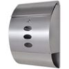 vidaXL Mailbox | Stainless Steel | Medium | Stylish Look | Mailbox | Rectangular