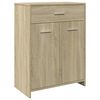 vidaXL Bathroom Cabinet Sonoma Oak 60x33x80 cm Engineered Wood