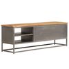 vidaXL TV Cabinet Recycled Teak and Steel 120x30x40 cm