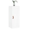 vidaXL Wall Mounted Cabinet White 34.5x34x90 cm Engineered Wood
