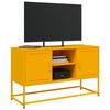 vidaXL TV Cabinet Mustard Yellow 100.5x39x60.5 cm Steel