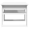 vidaXL Coffee Table with Storage White 64 x 54 x 44 cm Engineered Wood