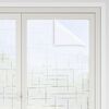 vidaXL Window Films 4 pcs Frosted Star Pattern PVC