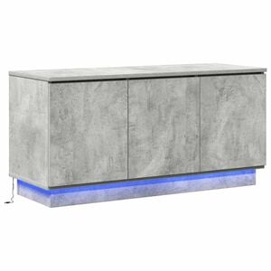 vidaXL TV Cabinet 100 x 38 x 49 cm Concrete Grey Engineered Wood