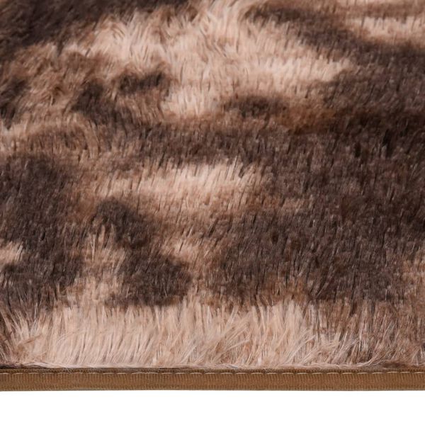 vidaXL Shaggy Rug Taupe 170x120 cm