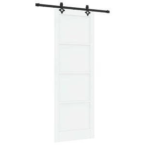 vidaXL Sliding Door ORKDAL 83 x 232 cm Solid Pine Wood White