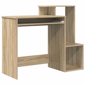 vidaXL Desk Sonoma Oak 106 x 41 x 88.5 cm Engineered Wood