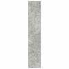 vidaXL Bookcases 2 pcs Stackable Concrete Grey 30x30x80 cm Engineered Wood
