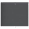 vidaXL Balcony Screen Anthracite 90x1000 cm 100% Polyester Oxford
