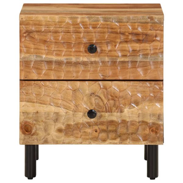 vidaXL Bedside Cabinet 40x33x46 cm Solid Wood Acacia