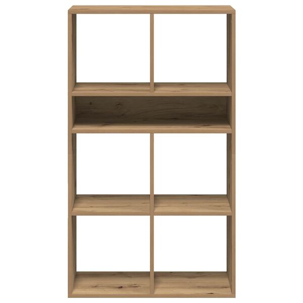 vidaXL Book Cabinet Artisan Oak 66x31x112 cm Engineered Wood