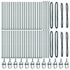 vidaXL Fence Post Other 52 pcs Grey 3.2 x 3.2 x 83.5 cm Steel