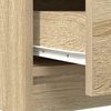 vidaXL Sideboard with Drawers Sonoma Oak 71x35x84 cm Engineered Wood