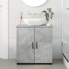 vidaXL Bathroom Cabinet with Storage Concrete Grey 61 x 35 x 64 cm