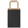 vidaXL Paper Bags 50 pcs with Handles Black 15x8x21 cm