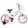 vidaXL Kids Bike 12 Inches for 2-4 Years Old White
