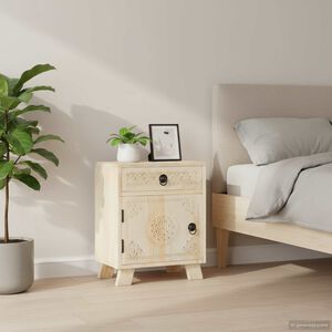 vidaXL Bedside Cabinet 40x30x50 cm Solid Mango Wood