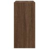 vidaXL Bookcase Brown Oak 31x24x52 cm Engineered Wood