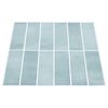 vidaXL Rectangular Tile 10 pcs Grey Green 29 x 23 x 0.08 cm